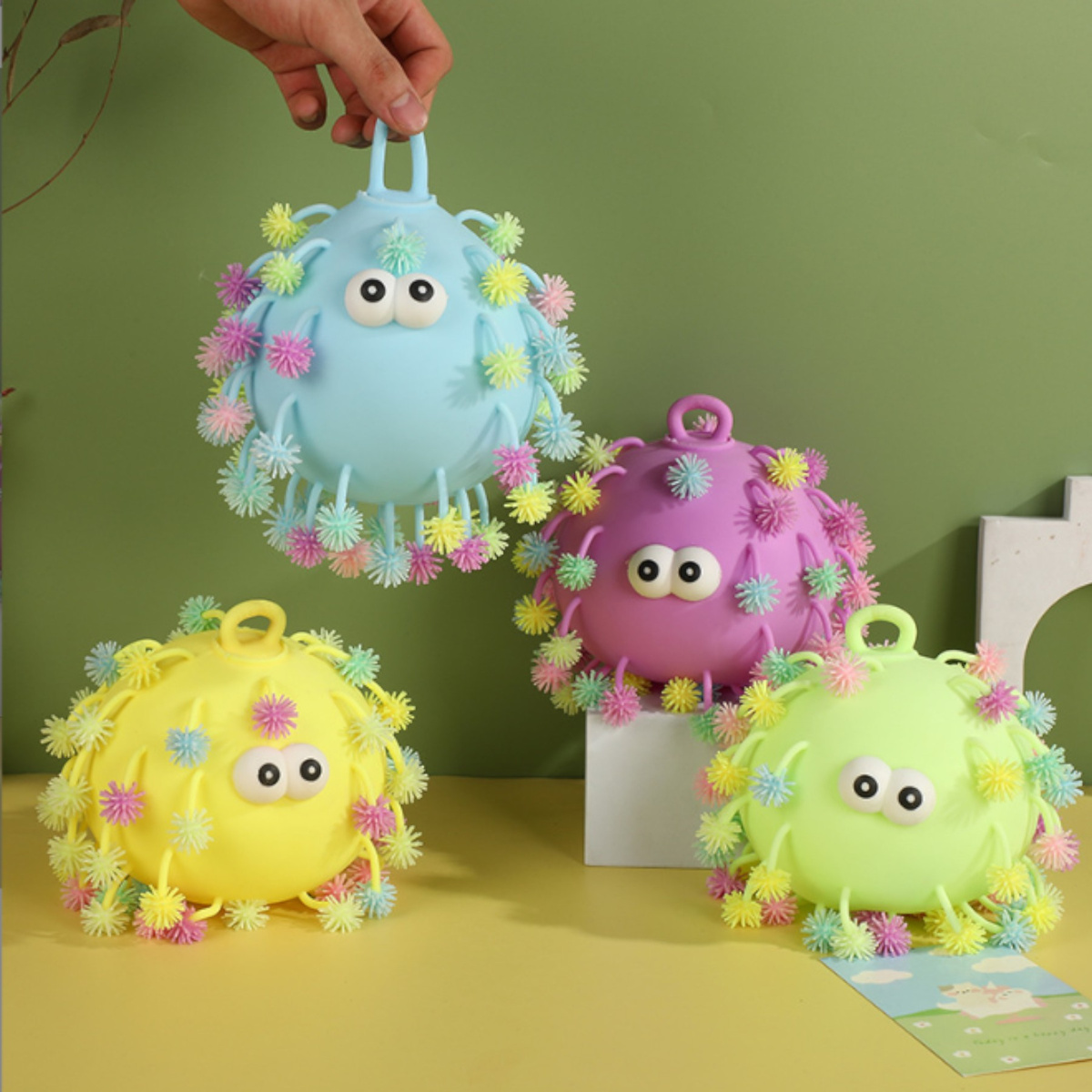 ZABAWKA ANTYSTRESOWA GNIOTEK SQUISHY POTWOREK SENSORYCZNA ŚWIECĄCY XXL