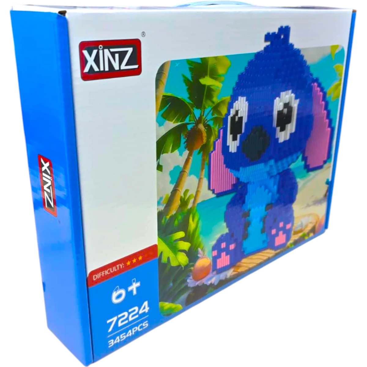 KLOCKI KONSTRUKCYJNE LILO I STICH DUŻA FIGURKA STITCH 3636 ELEMENTY ZESTAW