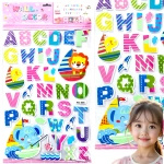 NAKLEJKI 3D NA ŚCIANĘ DLA DZIECI ALFABET ZWIERZĘTA OZDOBA POKOJU NA ŚCIANĘ