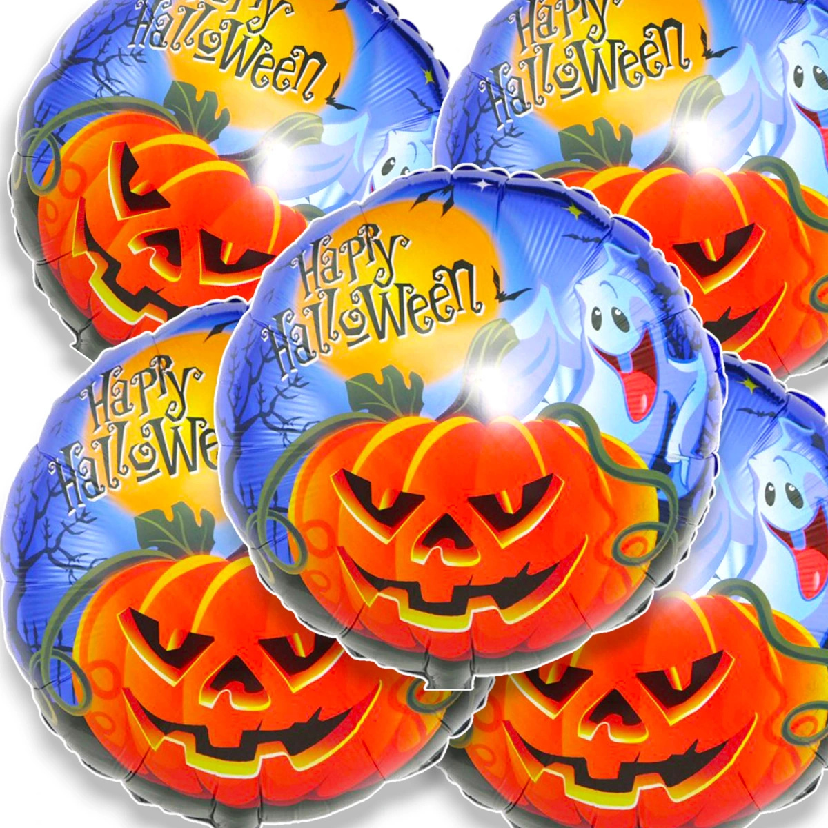 BALON NA HALLOWEEN IMPREZA DLA DZIECI STRASZNA DYNIA DUCH DUSZEK 51CM