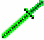 MINECRAFT MIECZ ŚWIETLNY DUŻY ŚWIATŁO DŹWIĘK PIXEL