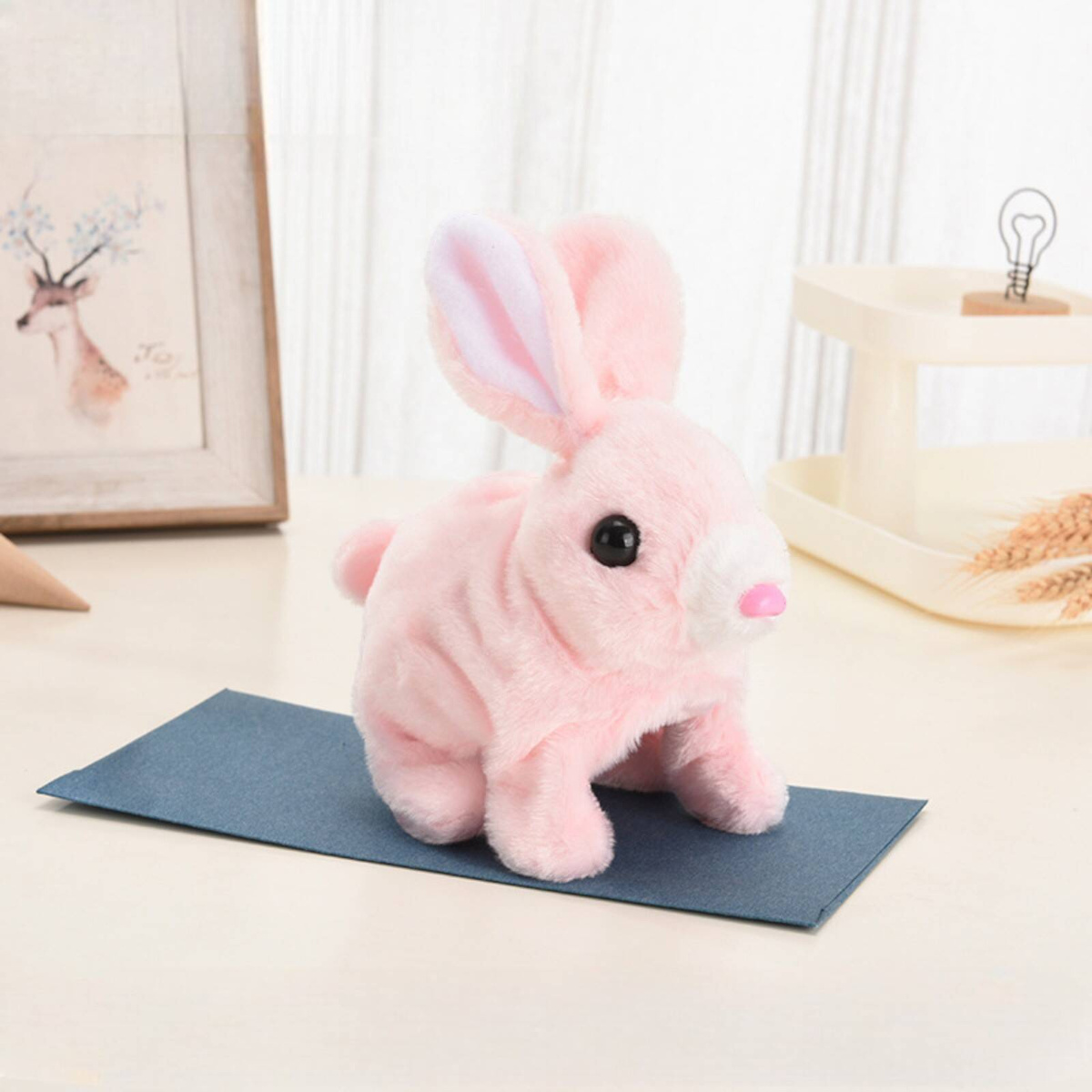 INTERAKTYWNY KRÓLIK KRÓLICZEK Z MARCHEWKĄ CHODZI RUSZA USZAMI NOSKIEM KICA