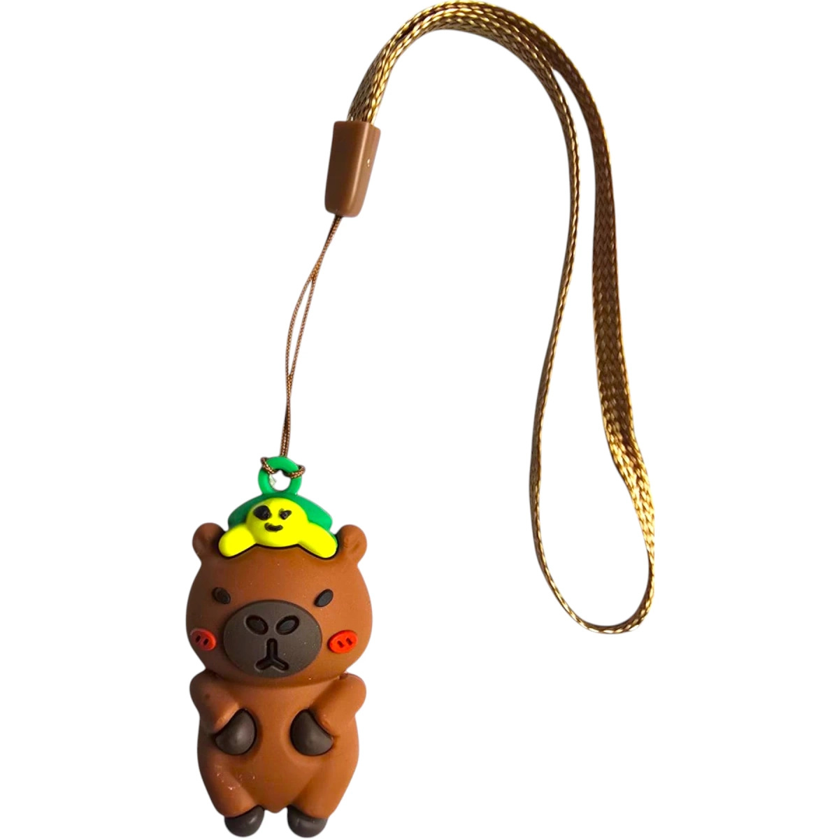 ZEGAREK 3D Z PROJEKTOREM DLA DZIECI KAPIBARA + BRELOCZEK CAPYBARA WYŚWIETLA