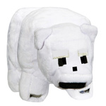 MINECRAFT DUŻA MASKOTKA Z GRY NIEDŹWIEDŹ POLARNY PLUSZOWA FIGURKA BIAŁY MIŚ