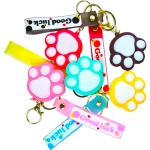 BRELOCZEK DO KLUCZY PSIA ŁAPKA ZAWIESZKA BRELOK WISIOREK KOCIA ŁAPA KOLORY