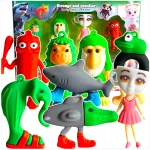 BRAINROT - Zestaw 8 figurek (SAHUR , TRALALERO , CROCODILO)