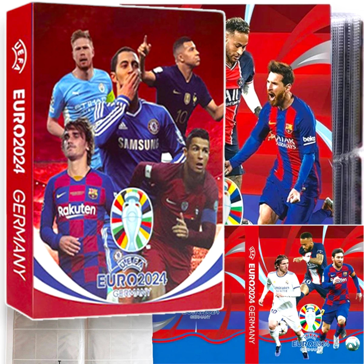 ALBUM NA KARTY PIŁKARSKIE KOLEKCJONERSKIE 3D POMIEŚCI 240 KART KLASER XL