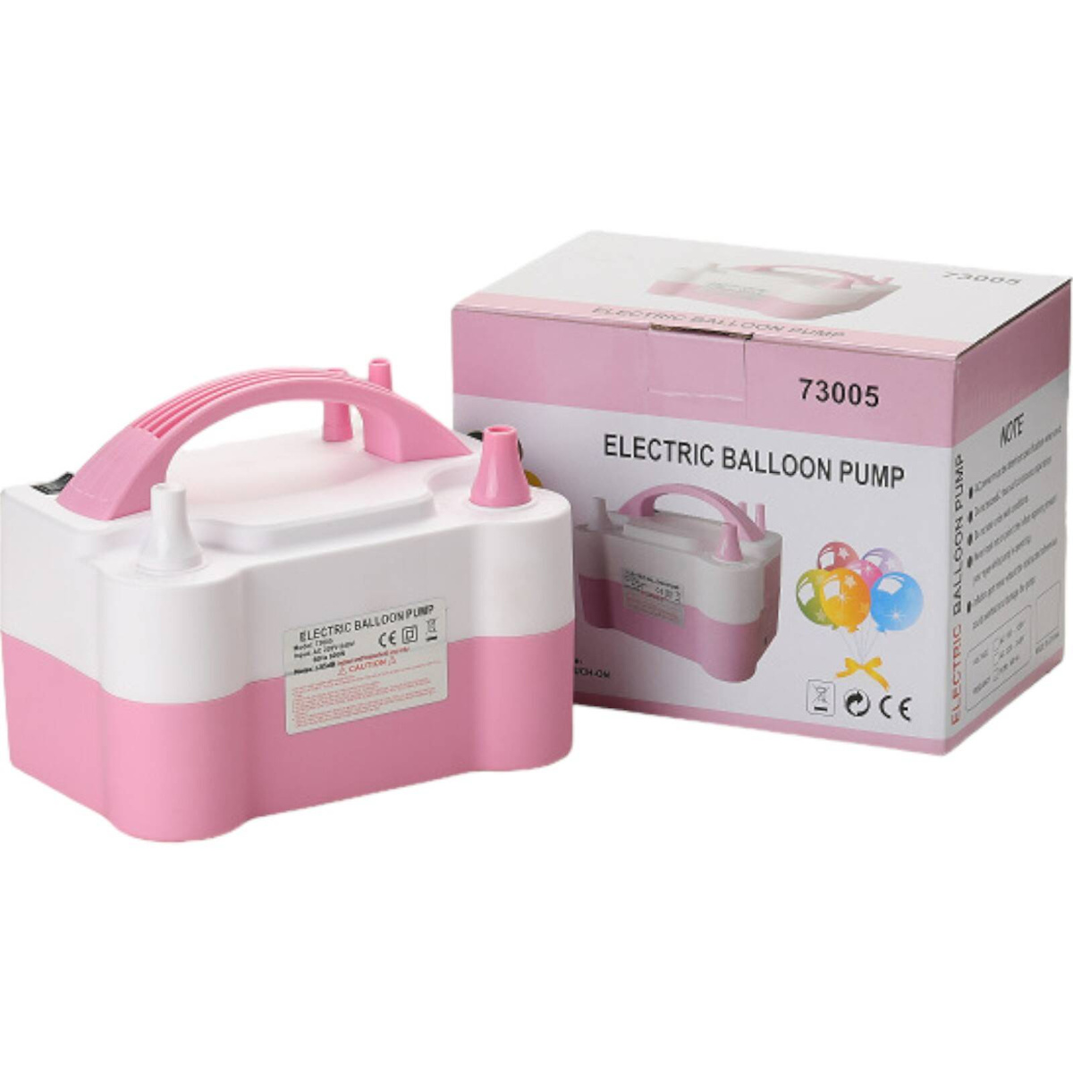 POMPKA ELEKTRYCZNA DO BALONÓW 2 DYSZE PROFESJONALNA SZYBKA WYDAJNA 600W