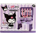 KUROMI MINI KUCHNIA DLA DZIECI NAUKA GOTOWANIA ZESTAW AKCESORIA PRZYBORY