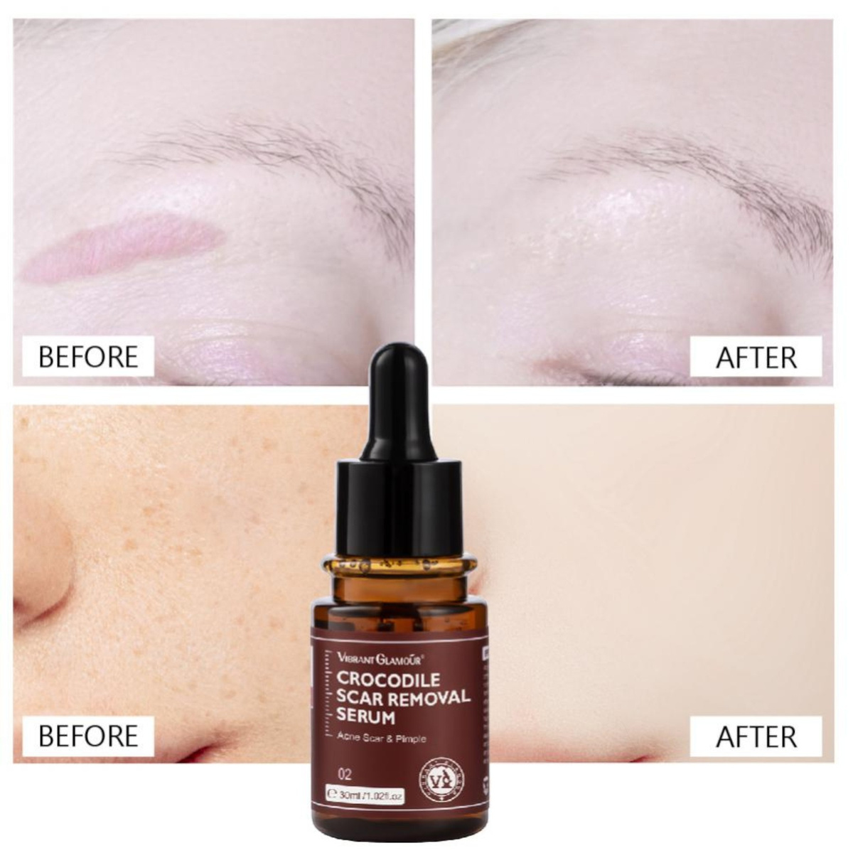 VIBRANT GLAMOUR PRZECIWSTARZENIOWE SERUM POD OCZY Z OLEJEM Z KROKODYLA