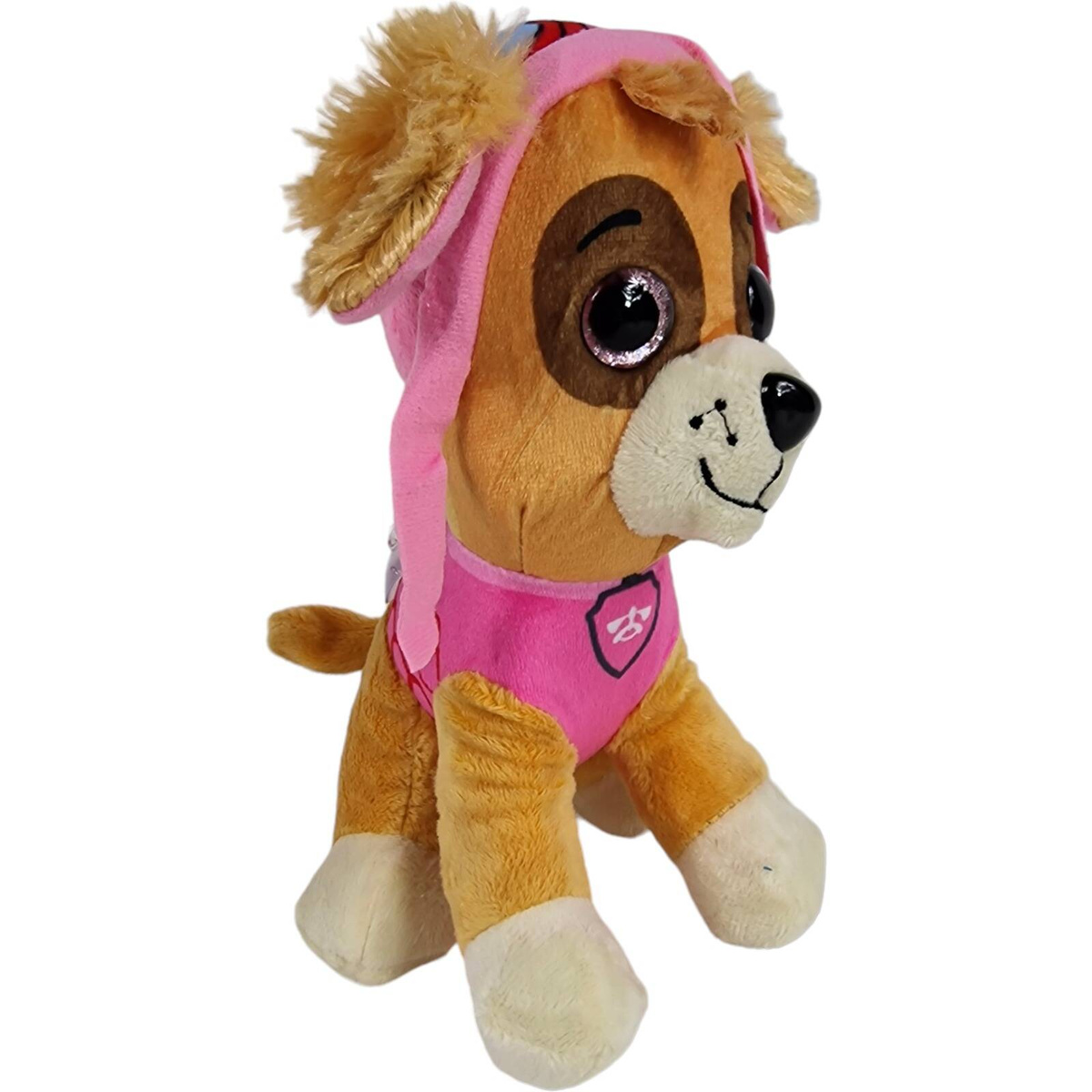 DUŻA MASKOTKA PSI PATROL SKYE PRZYTULANKA PLUSZOWA BŁYSZCZĄCE OCZY PLUSZAK