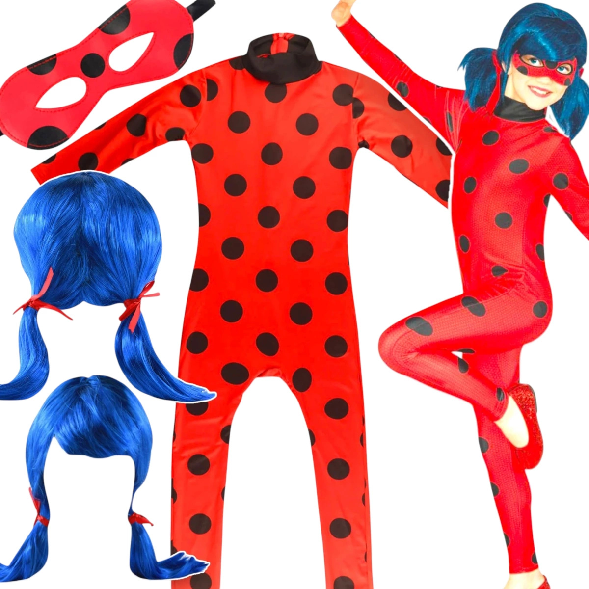 Strój Dla Dziewczynki Kostium Biedronka 122-128