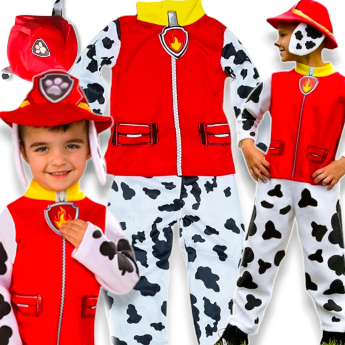 PSI PATROL STRÓJ MARSHALL STRAŻ PRZEBRANIE NA BAL KOSTIUM ROZMIAR M 116-122