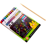 ZDRAPYWANKA TĘCZOWA NOTES WYDRAPYWANKA 10szt RYSIK NOTATNIK EDUKACYJNY