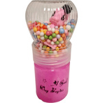 SLIME ZESTAW DO ROBIENIA GLUTÓW BROKATOWA W TUBIE GLUTY + FIGURKA KULECZKI