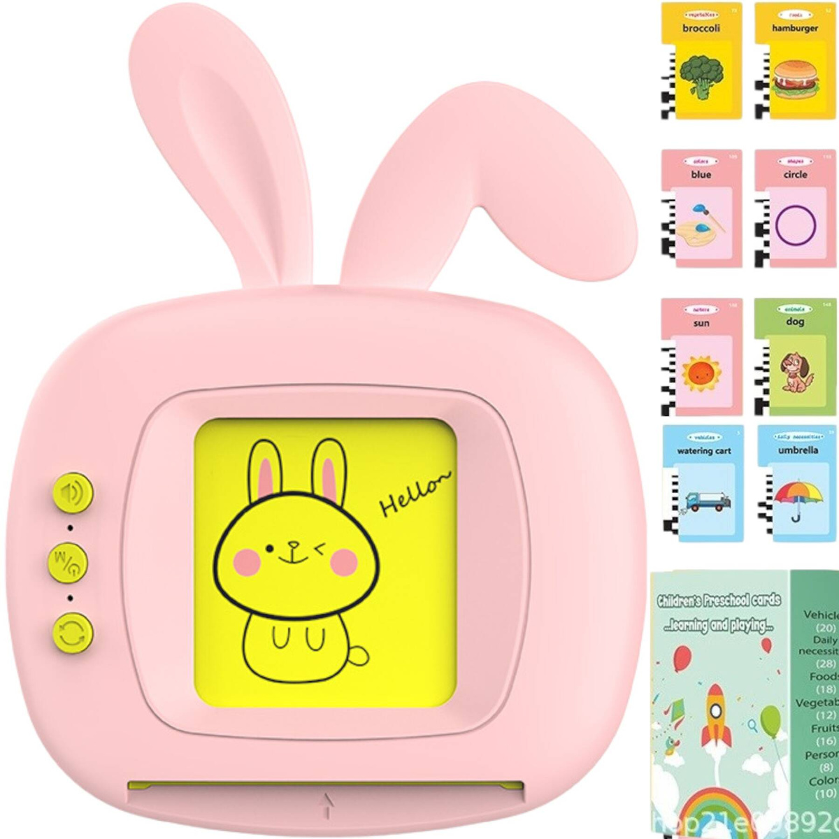 CZYTNIK KART DO NAUKI ANGIELSKIEGO ZABAWKA KARTY Do WCZESNEJ NAUKI JĘZYKA