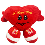 PLUSZOWE SERCE MASKOTKA W KSZTAŁCIE SERCA PRZYTULANKA I LOVE YOU NA PREZENT