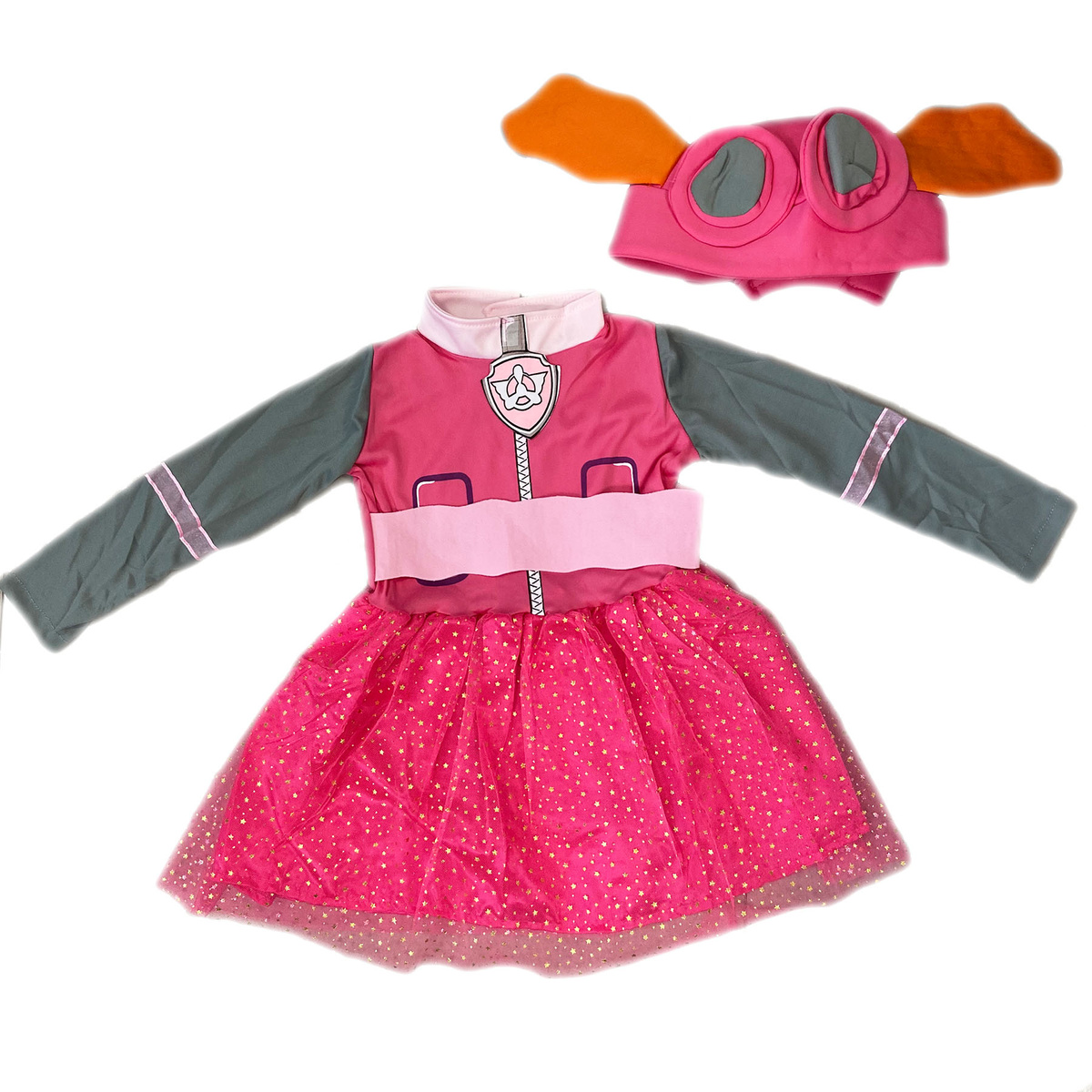 PSI PATROL STRÓJ SKYE KOSTIUM DLA DZIEWCZYNKI NA IMPREZĘ SUKIENKA 110-116