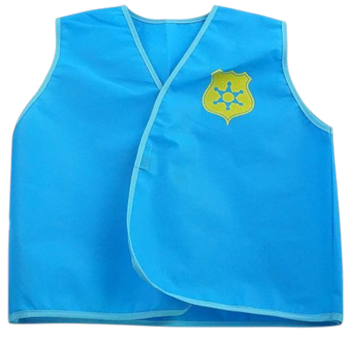 STRÓJ POLICJANTA KOSTIUM 6w1 KAMIZELKA KAJDANKI PAŁKA PISTOLET PRZEBRANIE