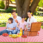 MATA PIKNIKOWA NA PLAŻĘ KOC BIWAKOWY WODOODPORNA PRZENOŚNA DUŻA 2x2m KRATA