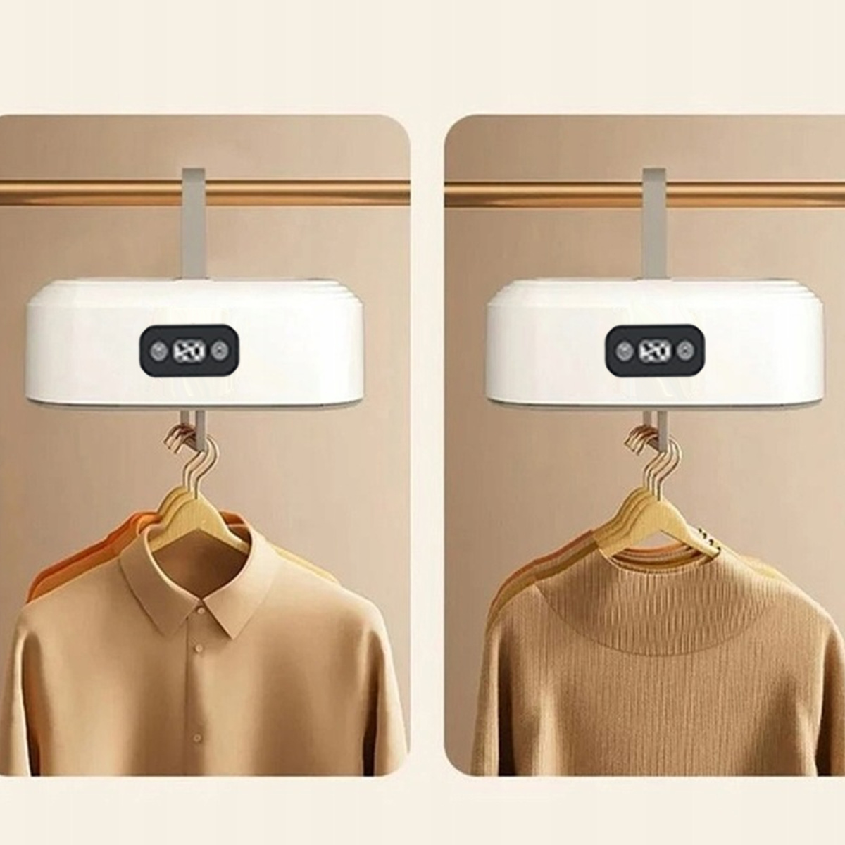 SUSZARKA DO UBRAŃ NA PRANIE BŁYSKAWICZNA ELEKTRYCZNA PRZENOŚNA 600W CICHA