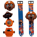 PSI PATROL ZEGAREK 3D Z PROJEKOTOREM ZUMA RZUTNIK PROJEKTOR WYŚWIETLA OBRAZ