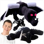MINECRAFT SMOK ENDERU DUŻA MASKOTKA Z GRY PLUSZOWA FIGURKA PRZYTULANKA