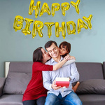 BALONY NA URODZINY URODZINOWE HAPPY BIRTHDAY DUŻA GIRLANDA 40cm DEKORACJA