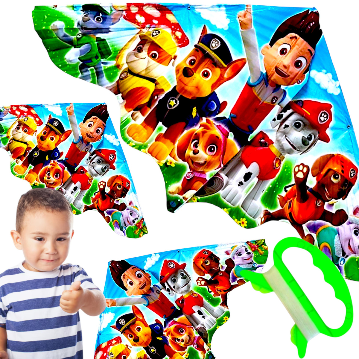 LATAWIEC DLA DZIECI PSI PATROL DUŻY 120CM KOLOROWY IDEALNY DO NAUKI + ŻYŁKA