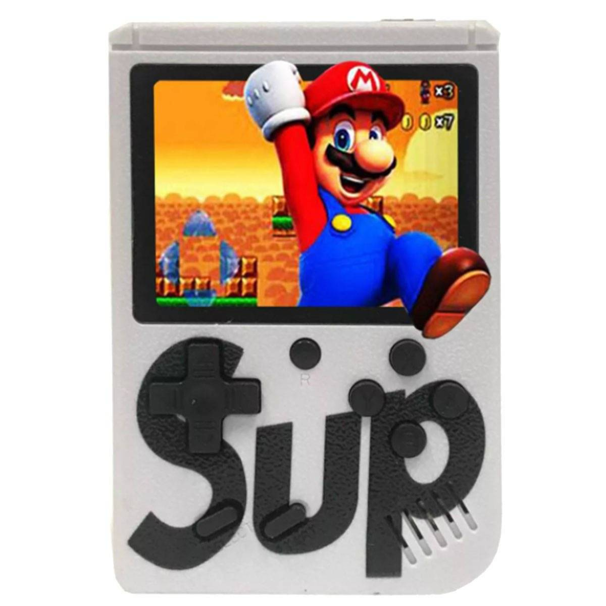 KONSOLA PRZENOŚNA RETRO MINI GAME BOX 400 GIER PAD + PAD TV KOLOROWE GIERKI