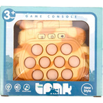 GRA ZRĘCZNOŚCIOWA POP IT ANTYSTRESOWA ELEKTRYCZNA KONSOLA CZOŁG GIERKA PUSH