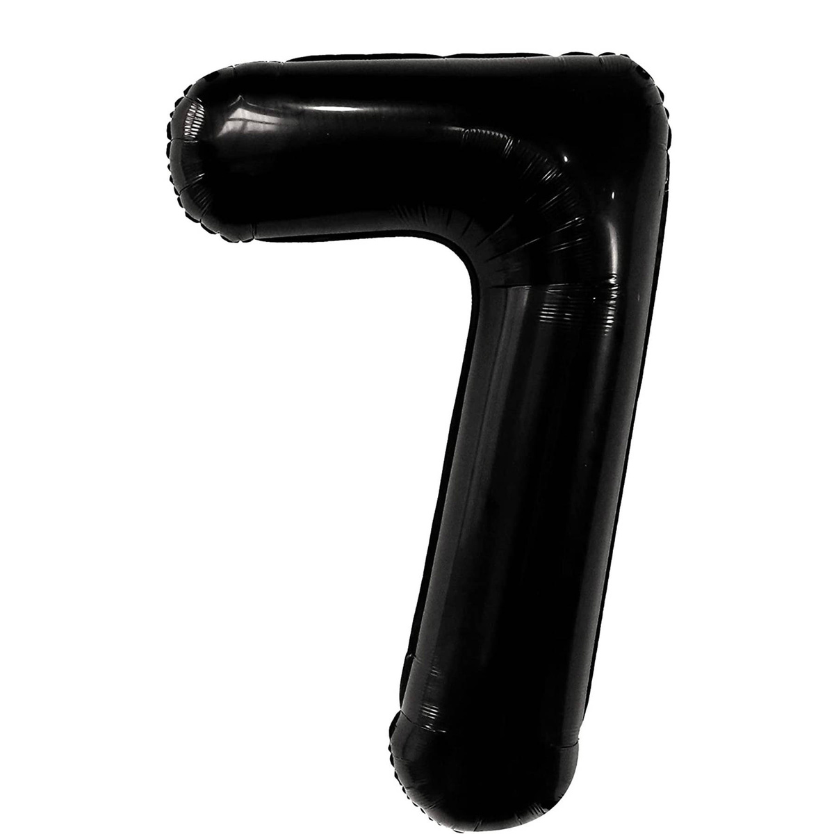 BALON FOLIOWY CYFRA 7 CZARNY NA URODZINY IMPREZĘ URODZINOWĄ 40cm