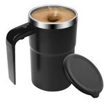 TERMOS Kubek termiczny automatyczny z mieszadłem LCD USB magnetyczny Smart czarny