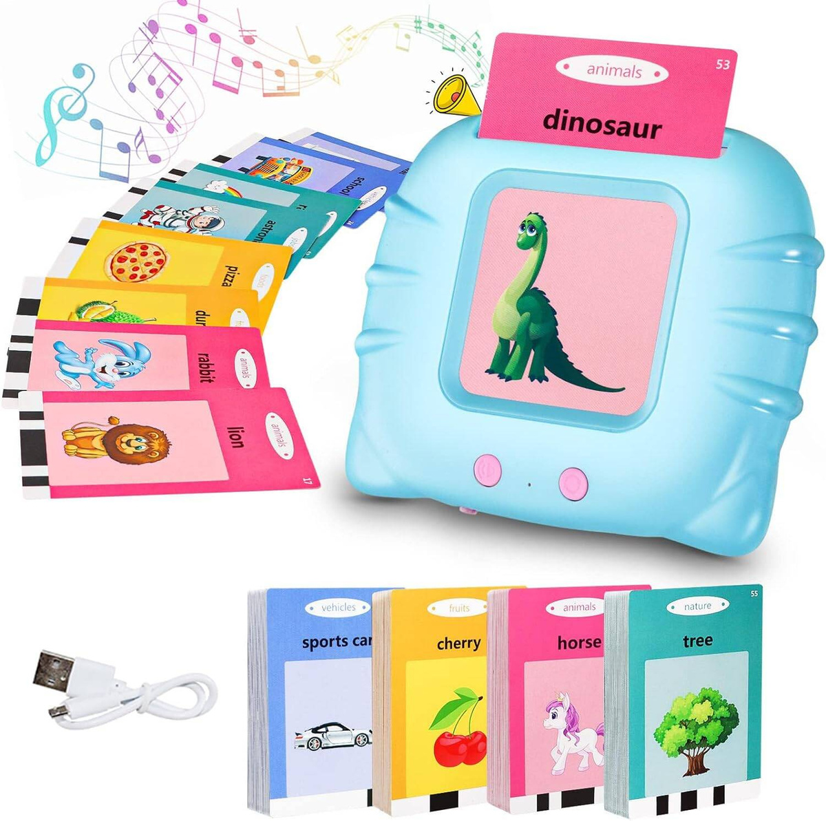 CZYTNIK KART DO NAUKI ANGIELSKIEGO 224 SŁÓWKA EDU DLA DZIECI 224 SŁÓWKA 