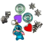 ZESTAW BIŻUTERII LILO I STITCH BRANSOLETKA Z ZAWIESZKAMI KREATYWNY PREZENT