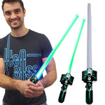 DŁUGI MIECZ ŚWIETLNY ŚWIECI GWIEZDNE WOJNY 72 CM EFEKTY DŹWIĘKOWE KOLOROWY