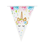 GIRLANDA URODZINOWA  DEKORACJA JEDNOROŻCE URODZINY IMPREZA UNICORN