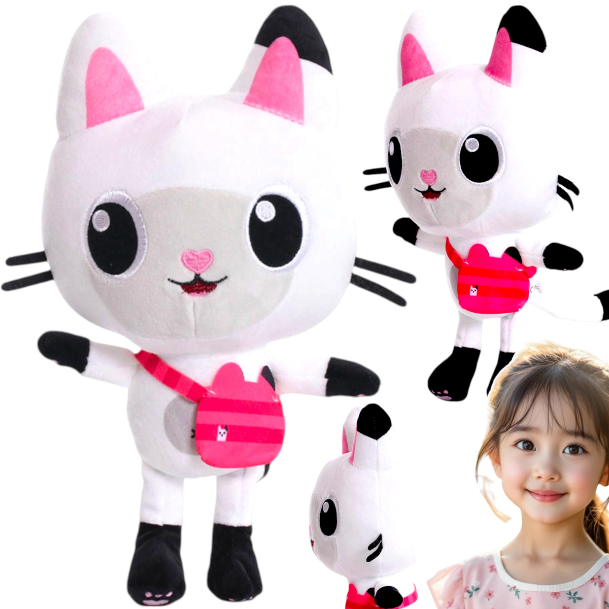 KOCI DOMEK GABI PLUSZOWA MASKOTKA KICIUŚ PANDUŚ KOTEK Z BAJKI PRZYTULANKA