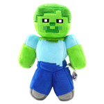 MINECRAFT PLUSZOWA MASKOTKA ZOMBIE STEVE ZOMBI POSTAĆ Z GRY PRZYTULANKA