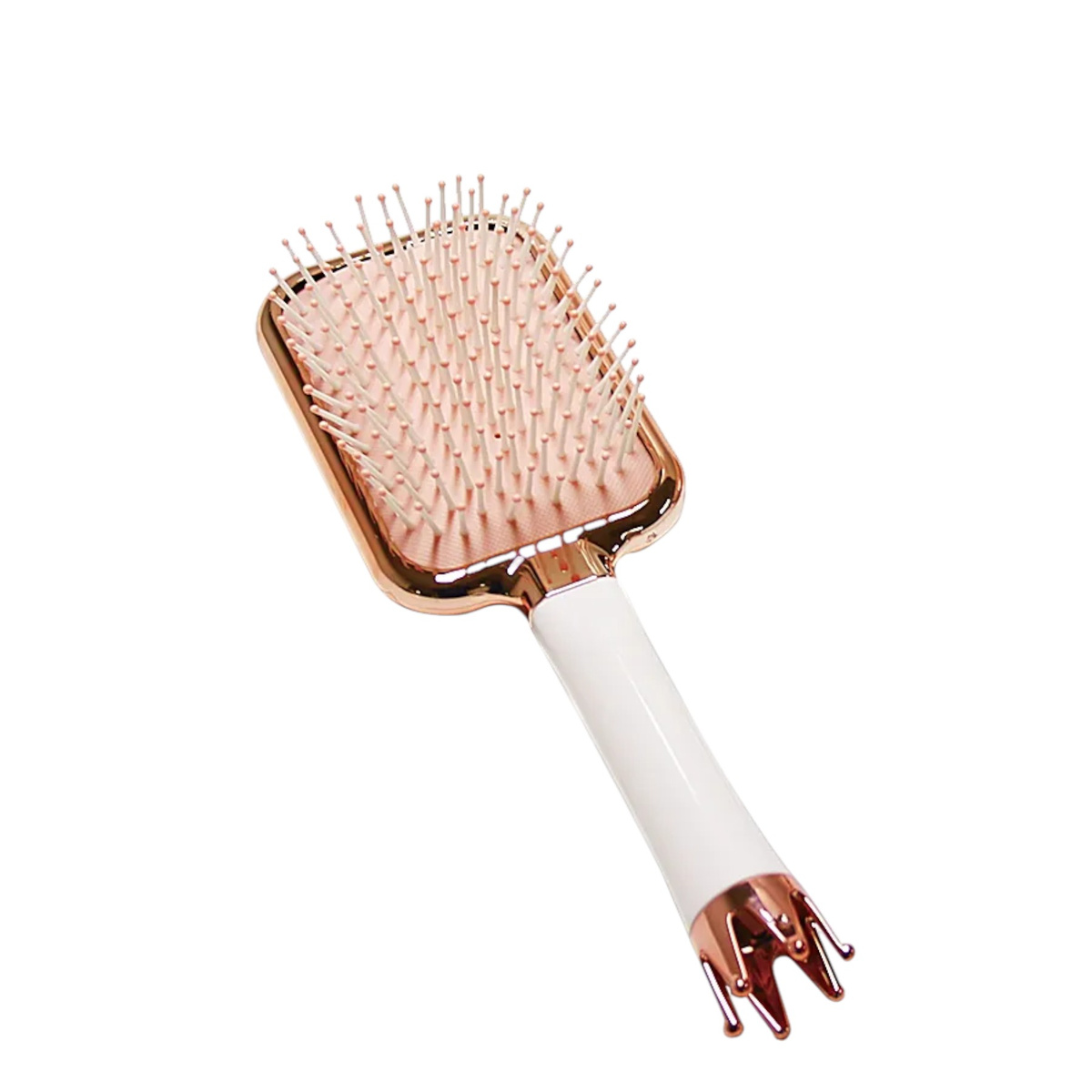 DUŻA SZCZOTKA DO ROZCZESYWANIA WŁOSÓW ROSE GOLD ANTYSTATYCZNA GŁADKIE WŁOSY