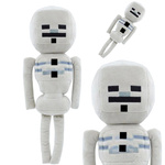 MINECRAFT SZKIELETOR KOŚCIOTRUP PLUSZOWA MASKOTKA Z GRY DUŻA MIĘKKA POSTAĆ