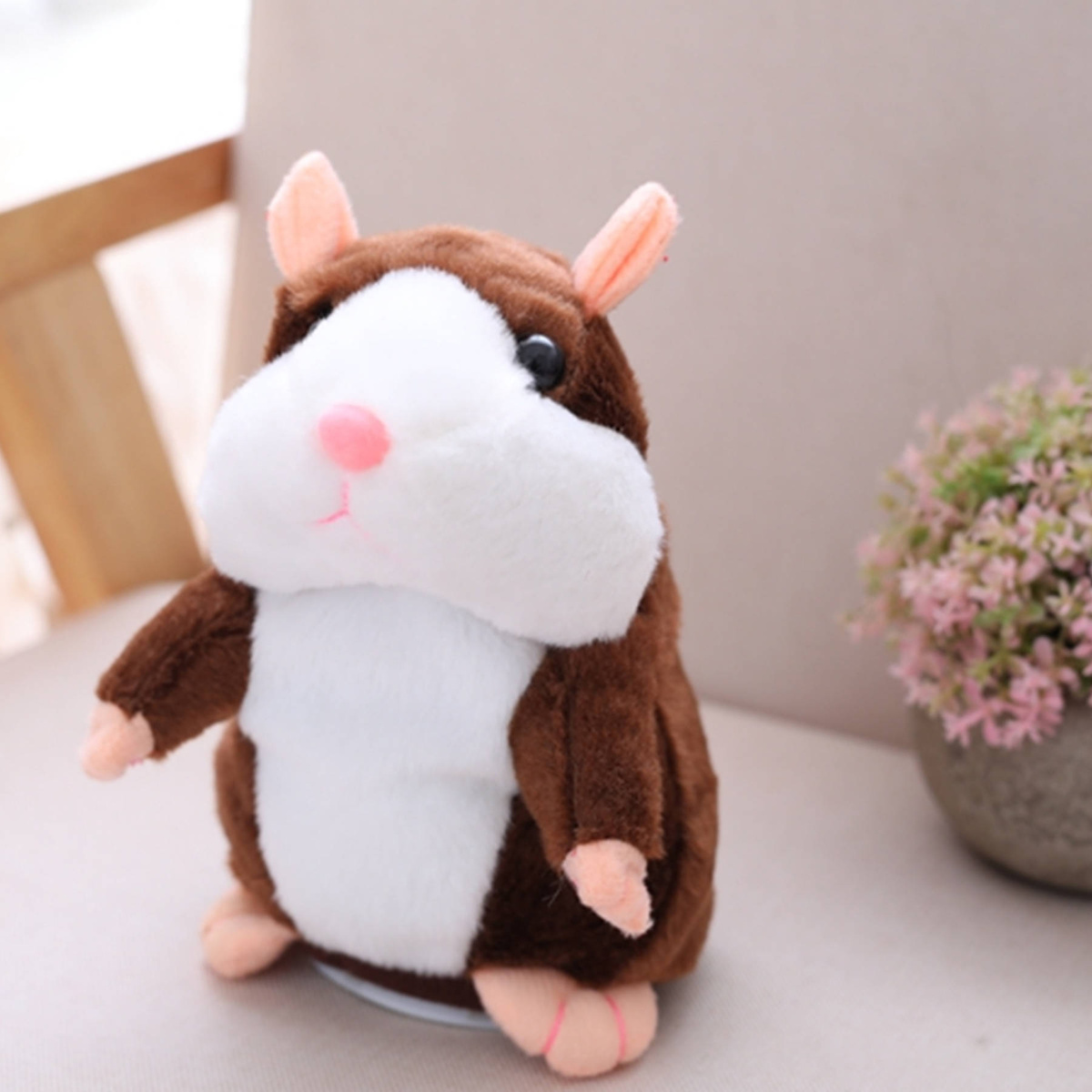 GADAJĄCY INTERAKTYWNY CHOMIK GADUŁA PRZEDRZEŹNIACZ MASKOTKA POWTARZAJĄCA