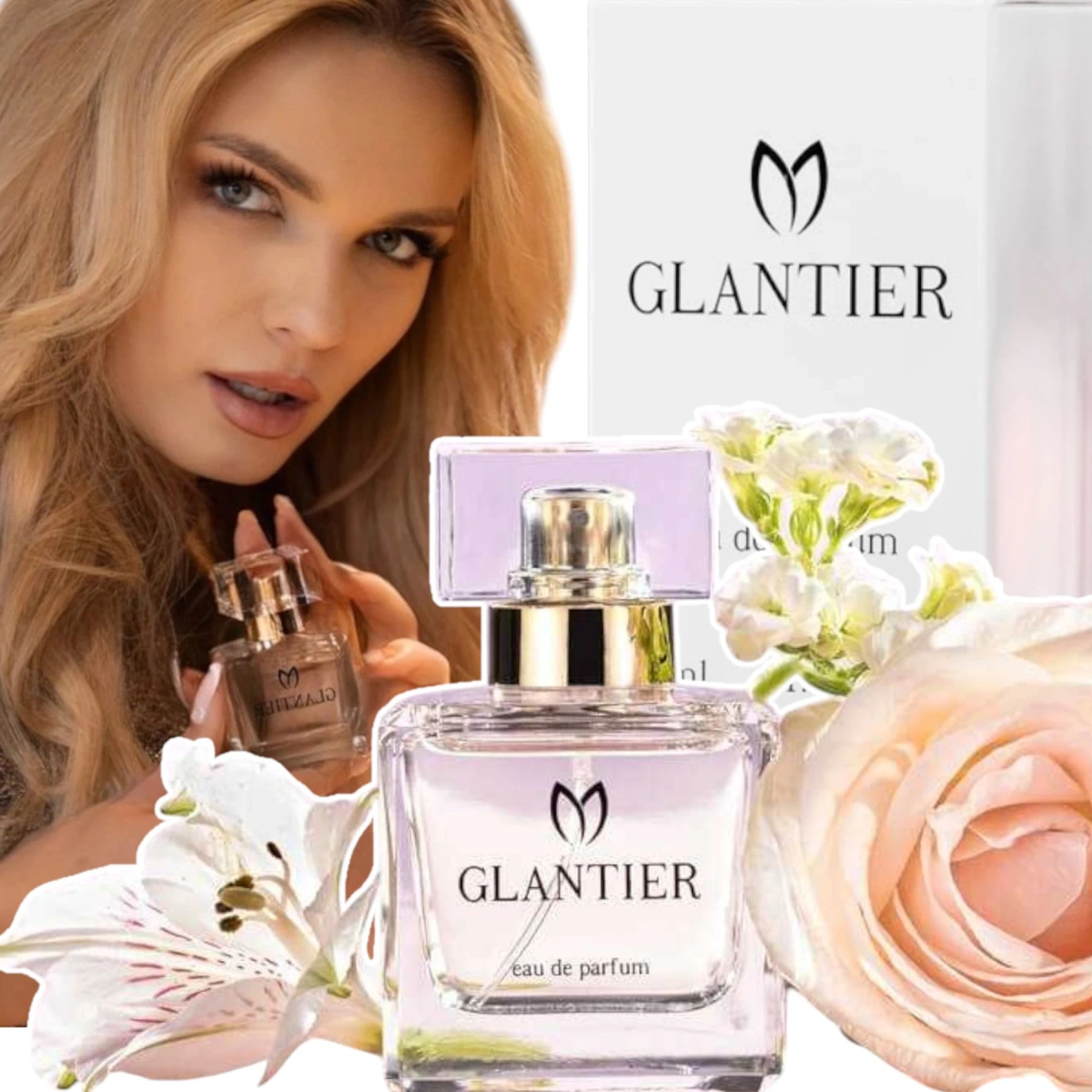 GLANTIER 558 PERFUMY DLA KOBIET 50 ml ELEGANCKI KWIATOWY ZAPACH DAMSKI
