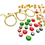 ZESTAW DO TWORZENIA BRANSOLETEK BIŻUTERIA KUFEREK KORALIKI BRANSOLETKA DIY