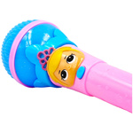 MIKROFON GRAJĄCY ŚPIEWA GRA ŚWIECI RÓŻOWY KSIĘŻNICZKA KOLOROWY PIOSENKA