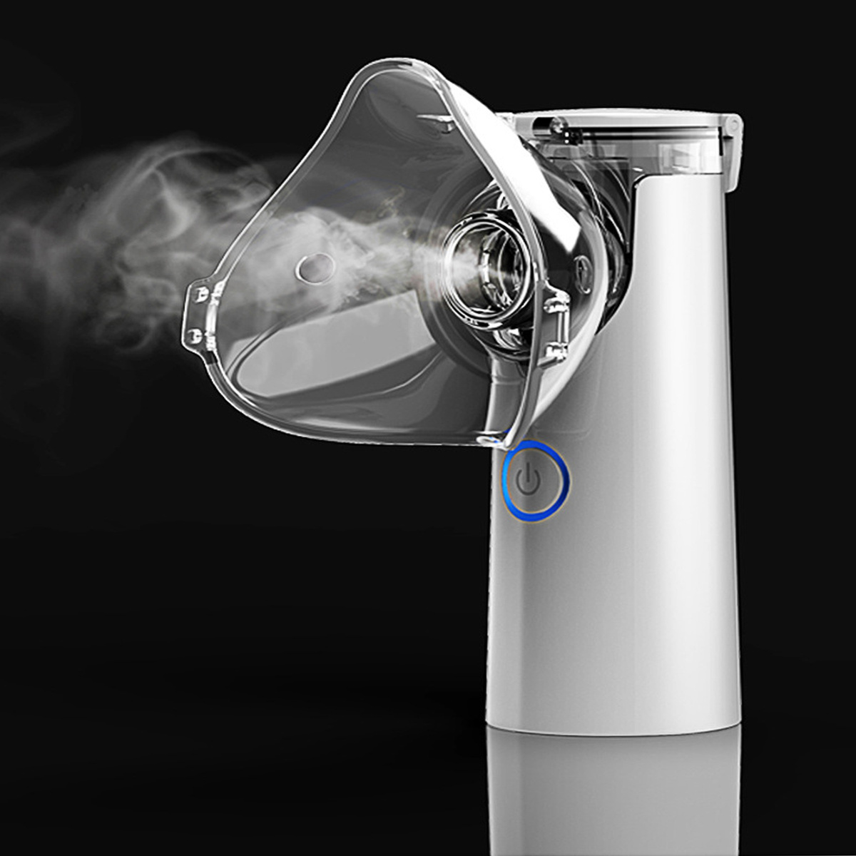 INHALATOR NEBULIZATOR 2 MASKI DLA DZIECI I DOROSŁYCH PRZENOŚNY CICHY USB