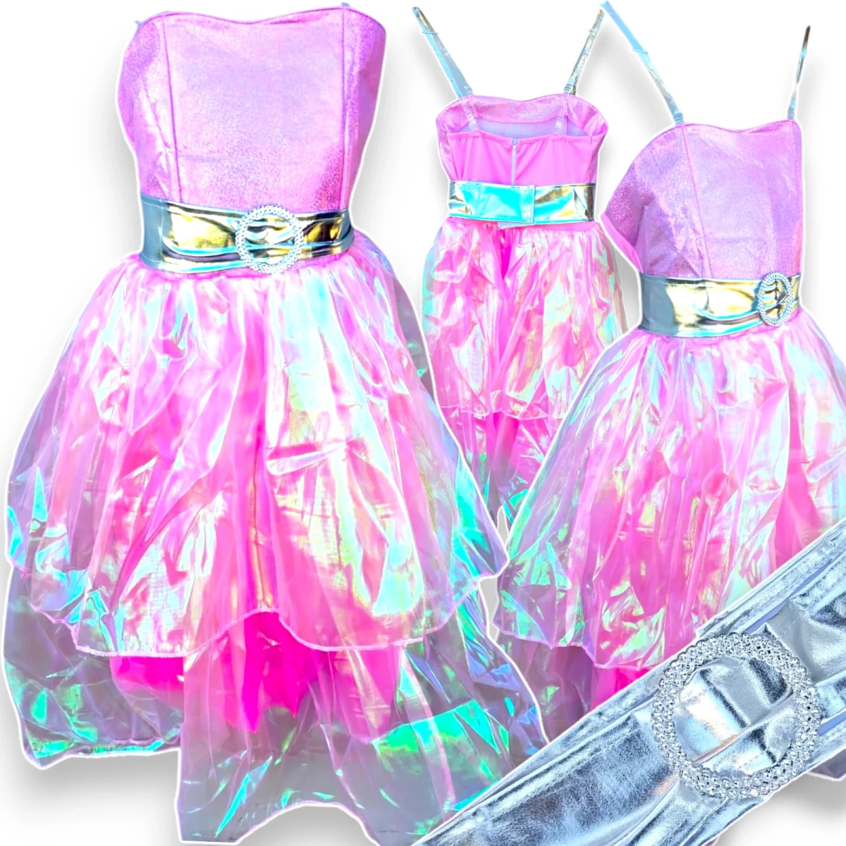 SUKNIA BALOWA DLA DZIEWCZYNKI NA BAL KSIĘŻNICZKA PRZEBRANIE NA BAL FALBANY