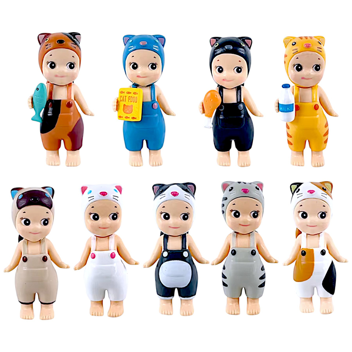 LALKA MINI FIGURKA KOLEKCJONERSKA SONNY ANGEL LALECZKA NA TELEFON KOTKI KOT