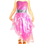 SUKNIA BALOWA DLA DZIEWCZYNKI NA BAL KSIĘŻNICZKA PRZEBRANIE NA BAL FALBANY