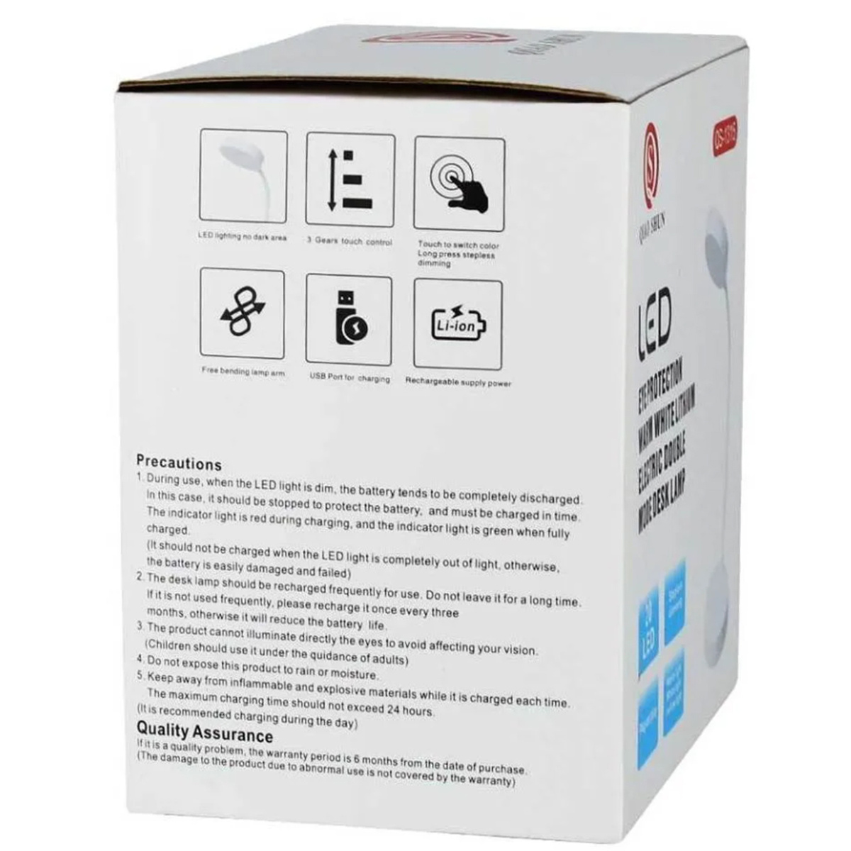 LAMPKA BIURKOWA SZKOLNA LED USB DOTYK DLA DZIECI 3 POZIOMY JASNOŚCI